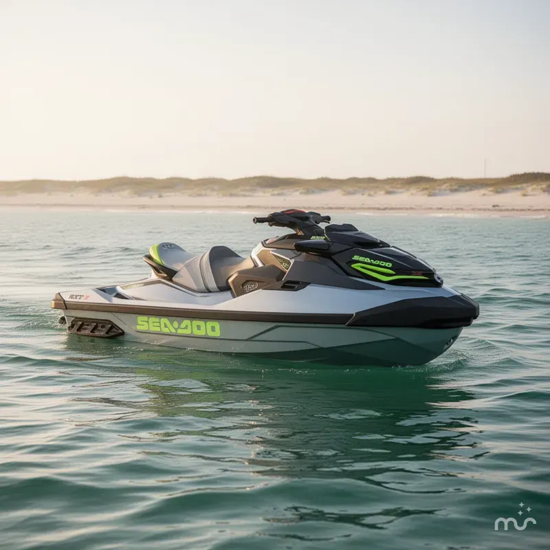 Slide: The Image of Sea-Doo RXT®-X® 325 Ice Metal/MantaGreen 2024 - 0