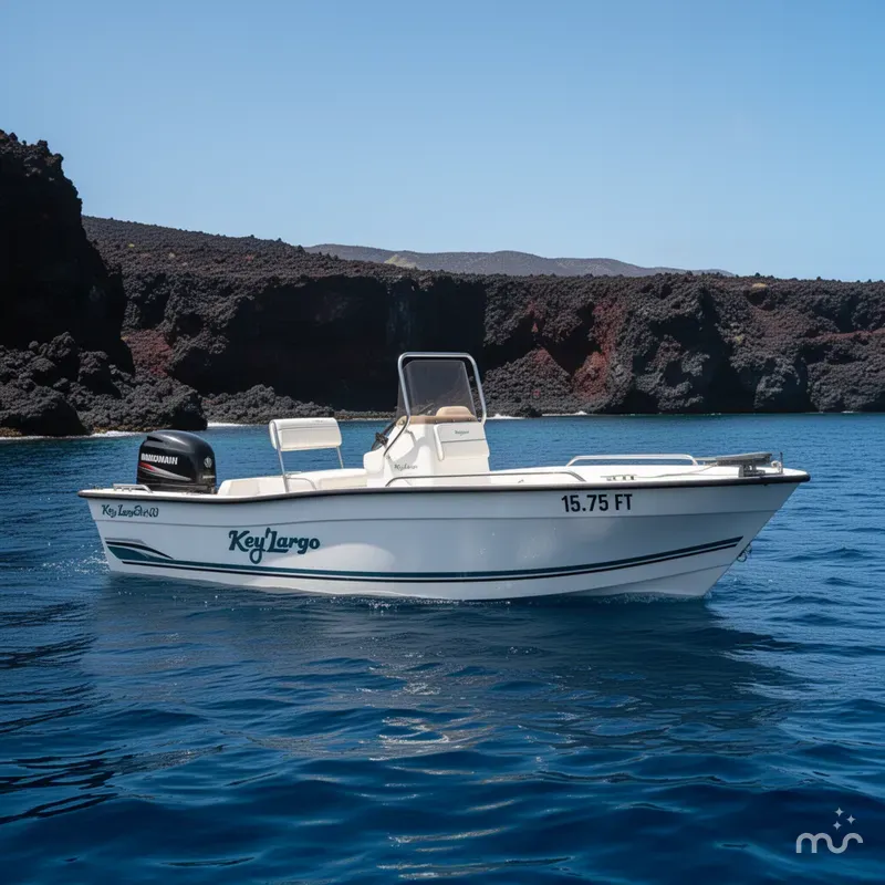 Slide: The Image of Key Largo 160 Center Console 2002 - 2