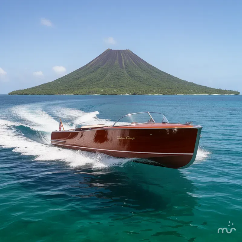 Slide: The Image of Chris-Craft Sportster 25 1948 - 1