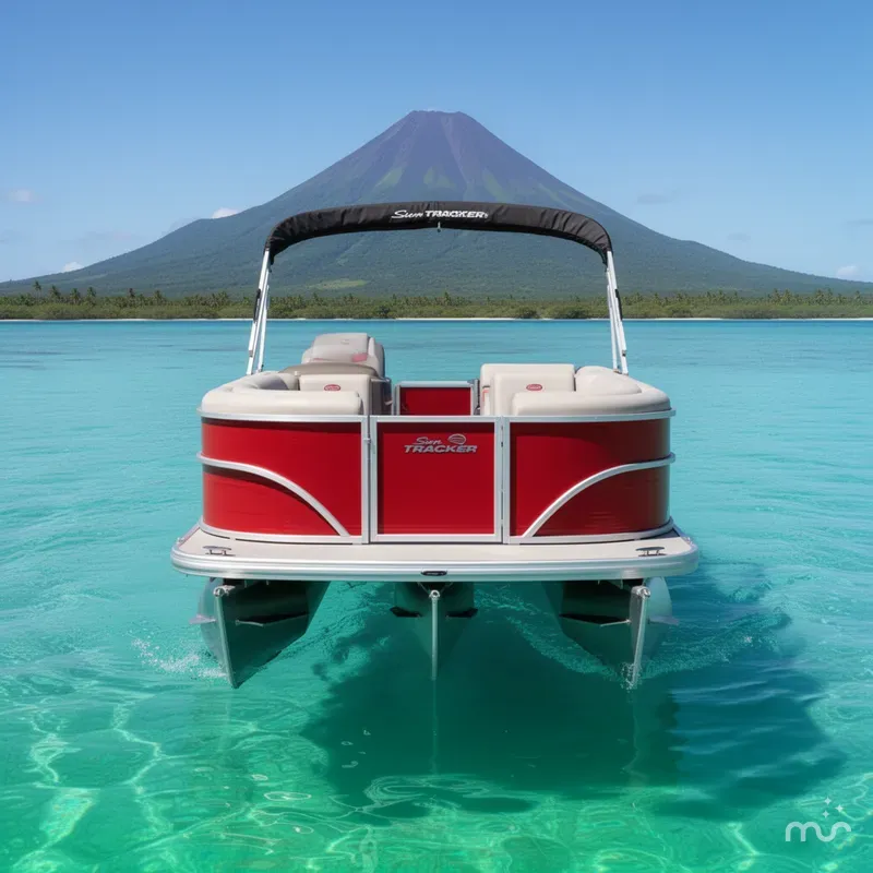 Slide: The Image of Sun Tracker Party Barge 20 DLX 2026 - 1