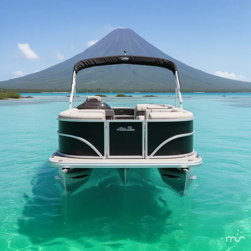 Slide: The Image of Sun Tracker Party Barge 20 DLX 2026 - 3