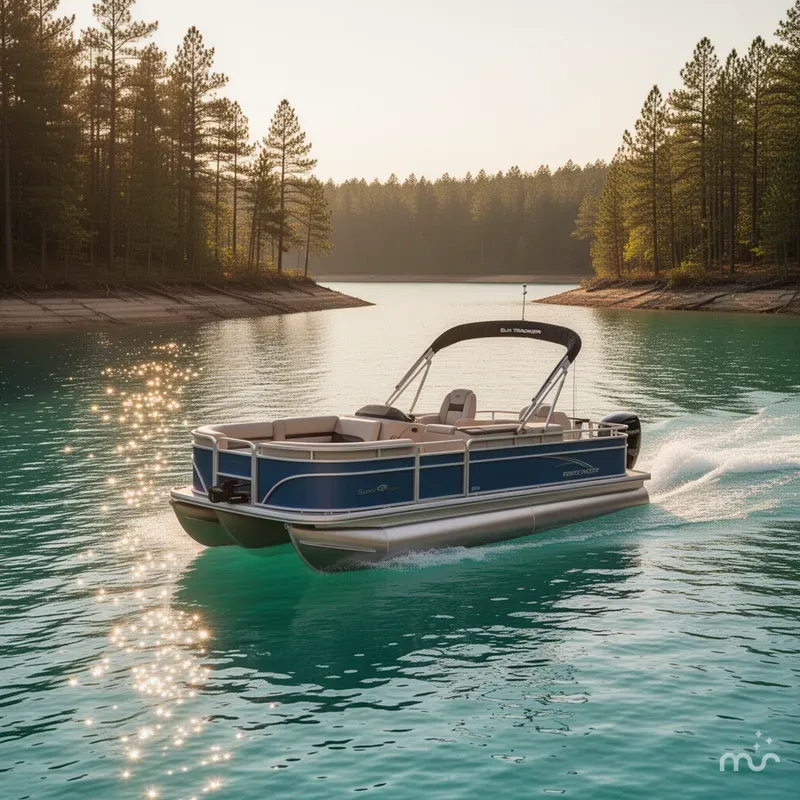 Slide: The Image of Sun Tracker Fishin' Barge 20 DLX 2026 - 4