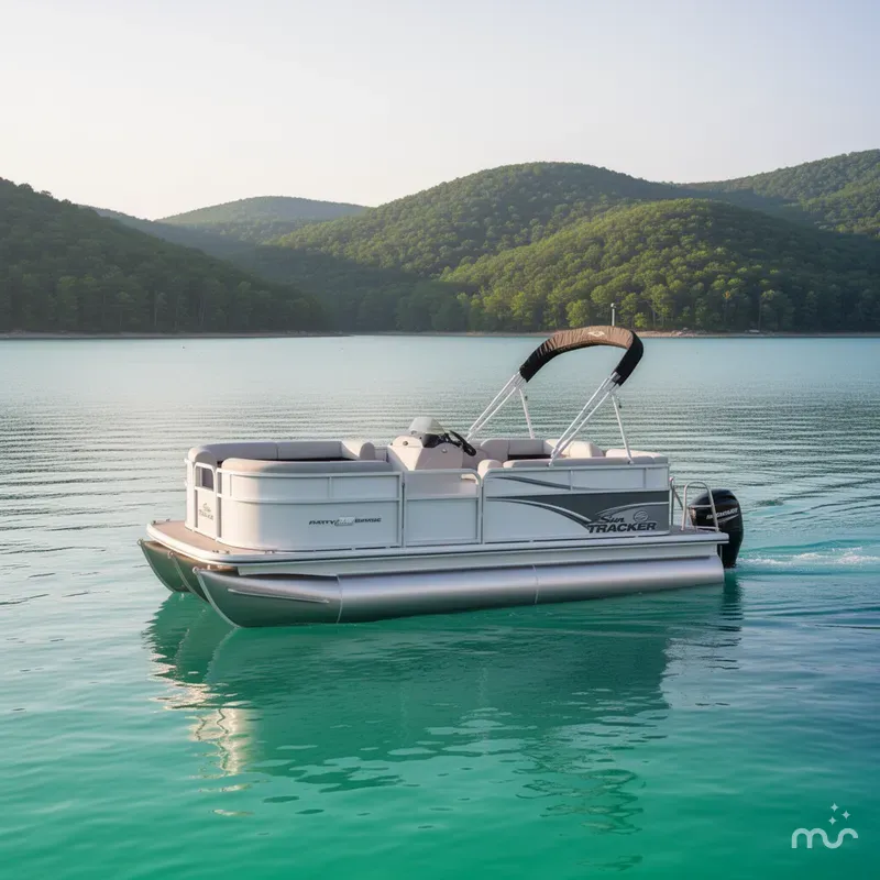 The Image of Sun Tracker Party Barge 16 DLX 2026 - 0