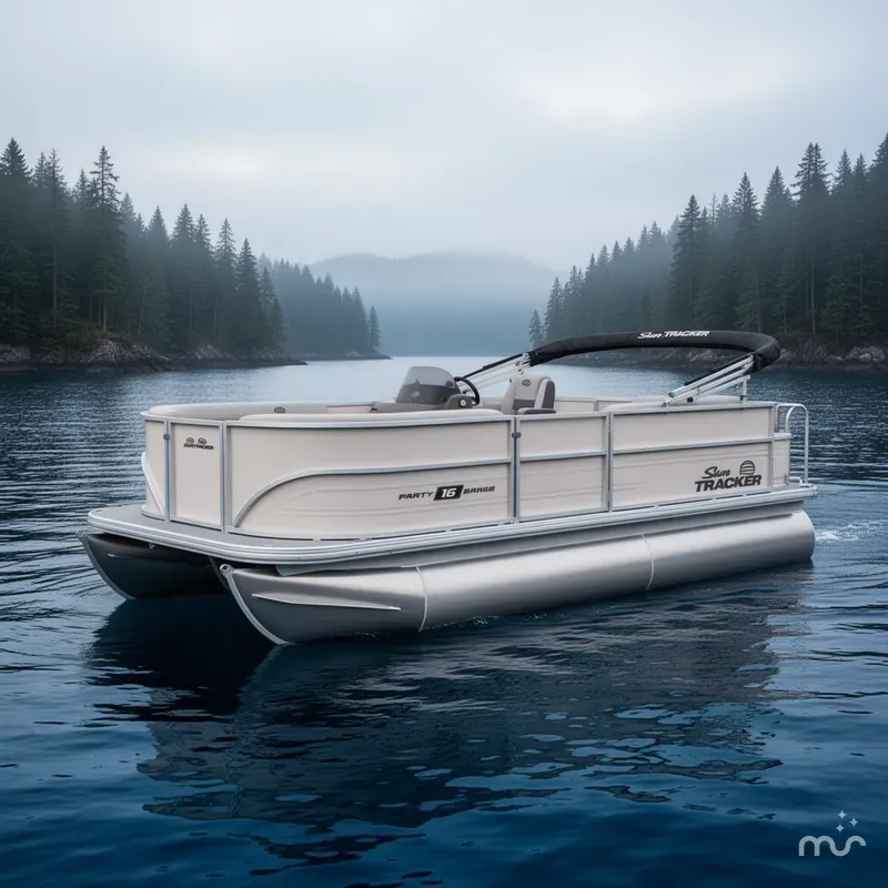 The Image of Sun Tracker Party Barge 16 DLX 2026 - 0