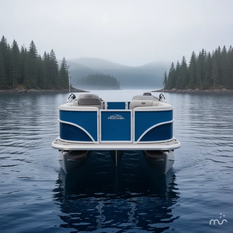 Slide: The Image of Sun Tracker Party Barge 16 DLX 2026 - 3