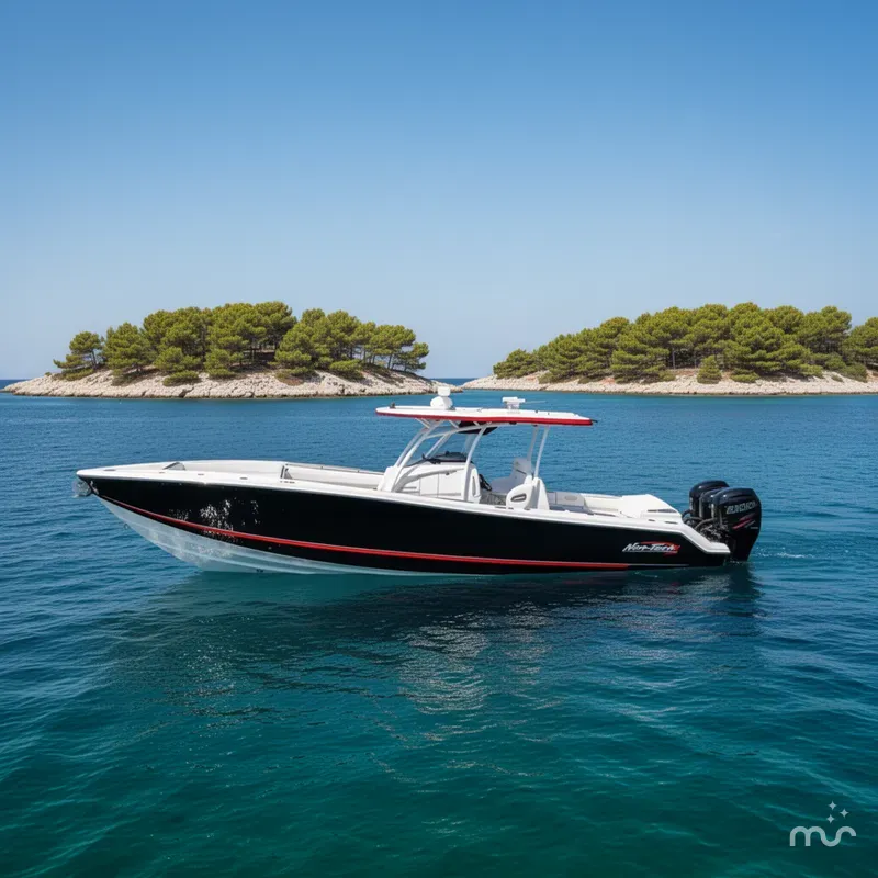 Slide: The Image of Nor-Tech 390 Sport Center Console 2018 - 2