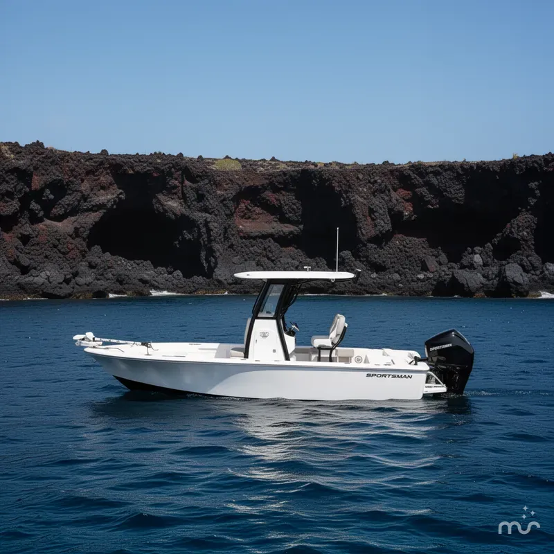 Slide: The Image of Sportsman Masters 227 Bay Boat 2025 - 2