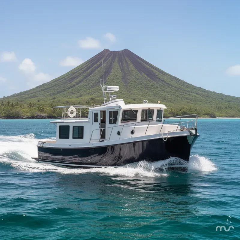 Slide: The Image of American Tug "34" Pilothouse Trawler 2010 - 0