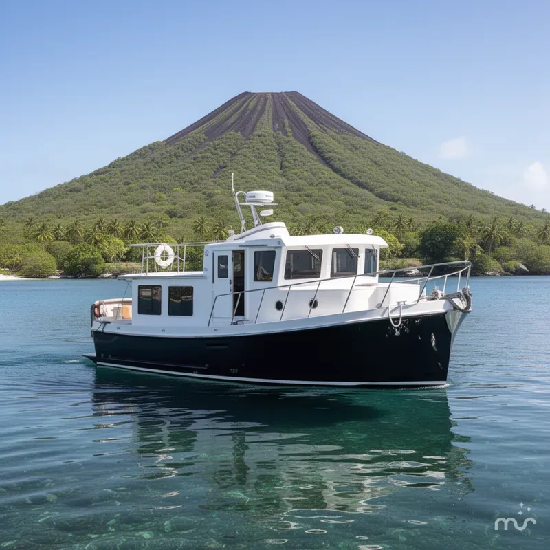 Slide: The Image of American Tug "34" Pilothouse Trawler 2010 - 1