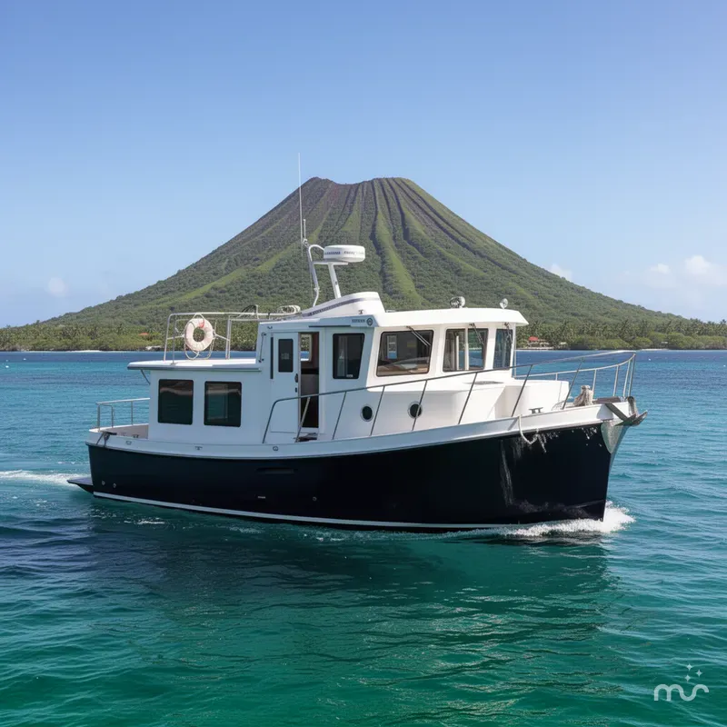 Slide: The Image of American Tug "34" Pilothouse Trawler 2010 - 2