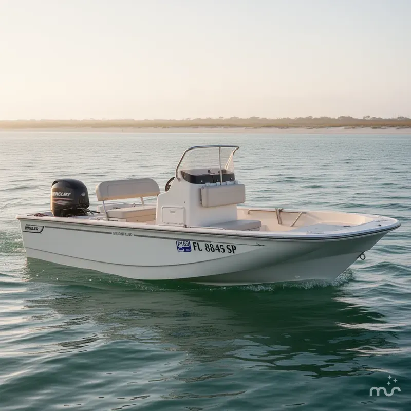 Slide: The Image of Boston Whaler 150 Montauk 2019 - 0