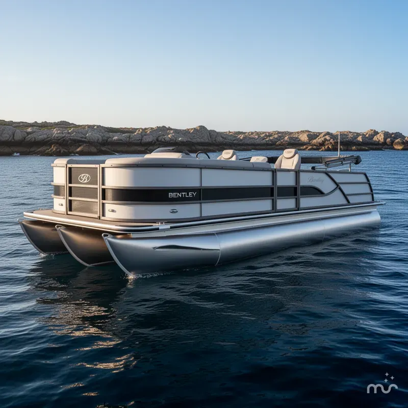 Slide: The Image of Bentley Pontoons Legacy 240 Swingback 2025 - 2