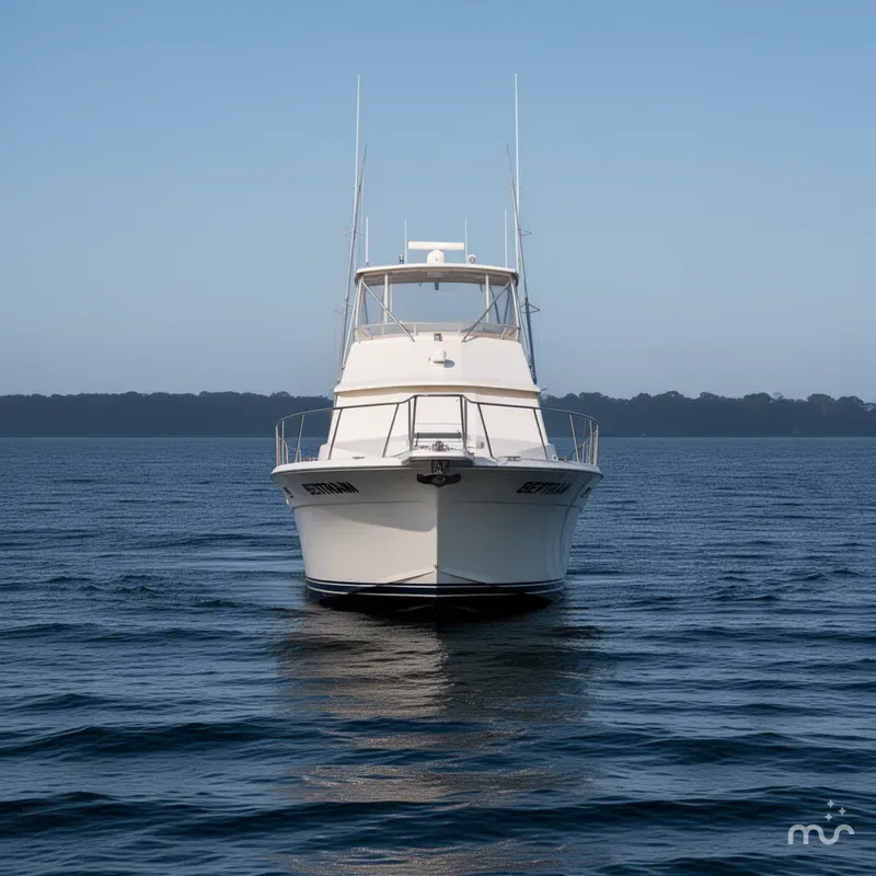 Slide: The Image of Bertram 33 Flybridge Cruiser 1985 - 3