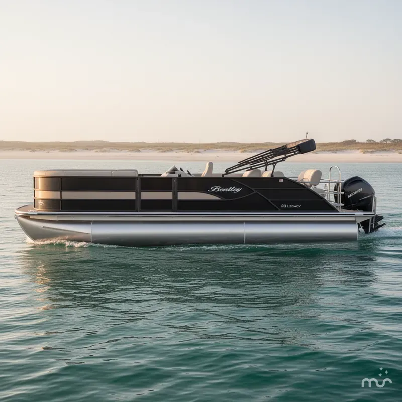 Slide: The Image of Bentley Pontoons Legacy Quad 243 2026 - 0