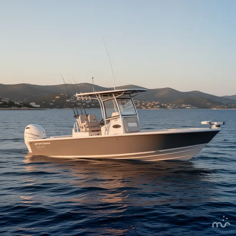 Slide: The Image of Sportsman Masters 267OE Bay Boat 2020 - 2
