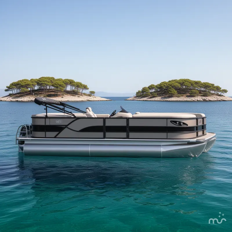 Slide: The Image of Bentley Pontoons Legacy 223 DL Navigator 2026 - 2