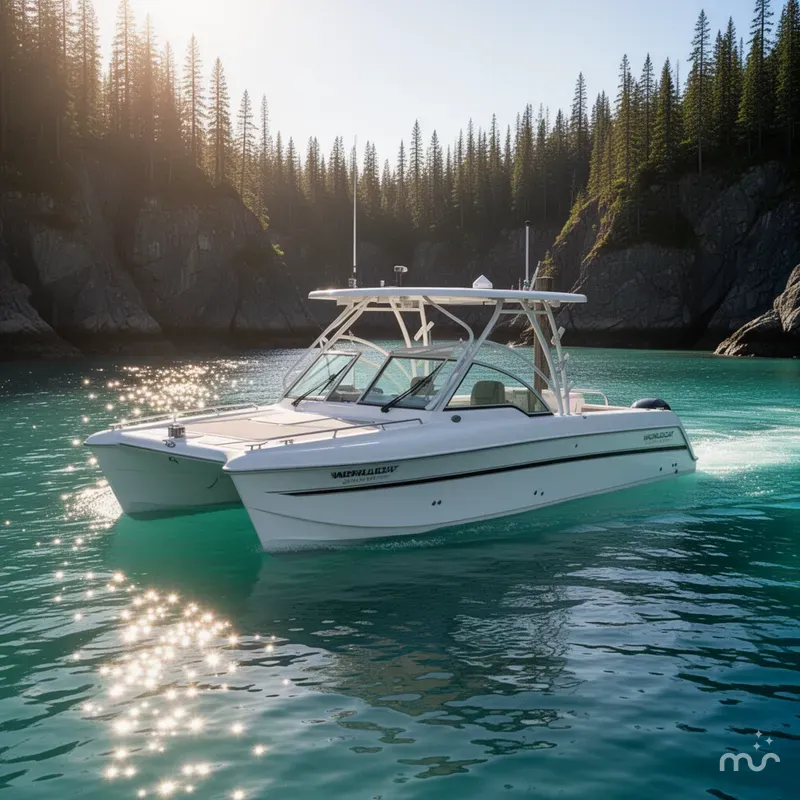 Slide: The Image of World Cat Glacier Bay Edition 2740 Dual Console 2019 - 2