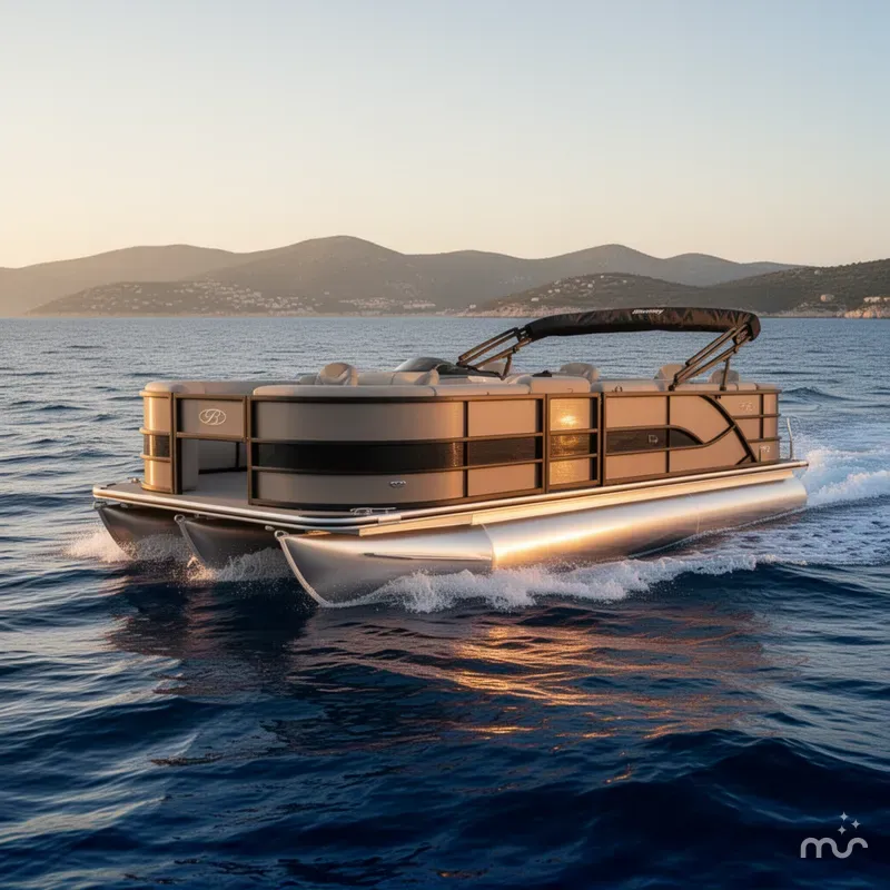 Slide: The Image of Bentley Pontoons Fish 220 4-Point 2026 - 2