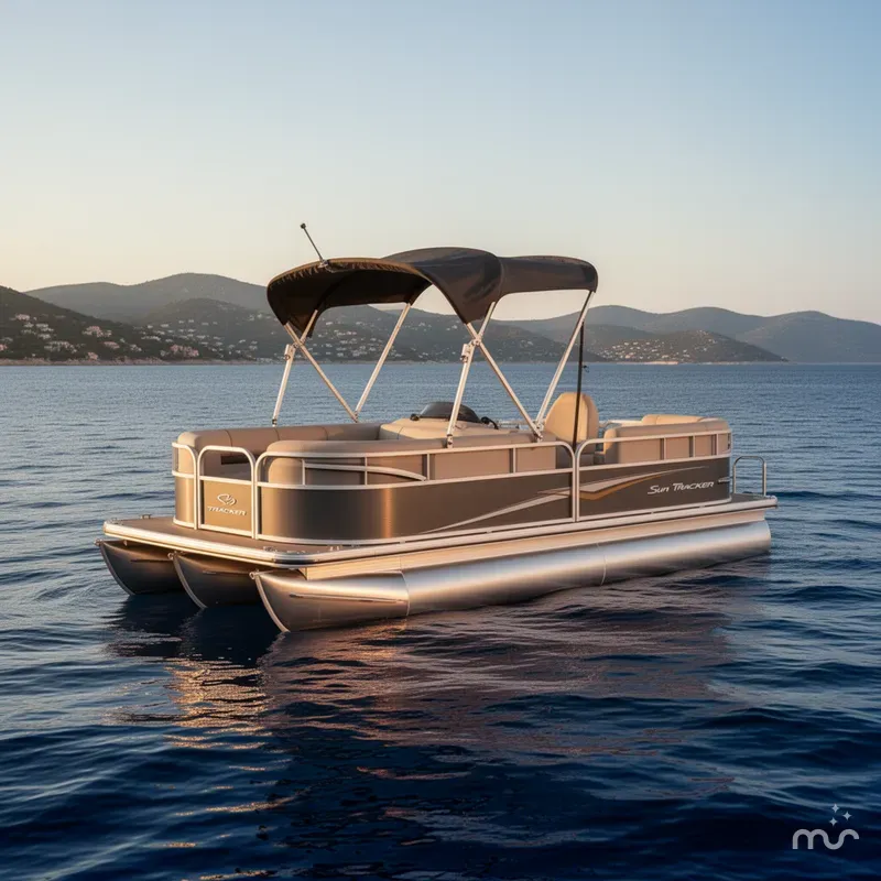 The Image of Sun Tracker Party Barge 16 DLX 2025 - 0