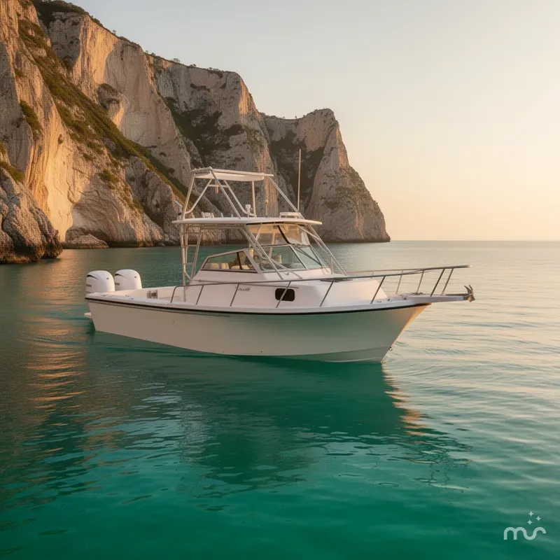 Slide: The Image of Parker Marine 2510 Modified Vee Walkaround 2005 - 2