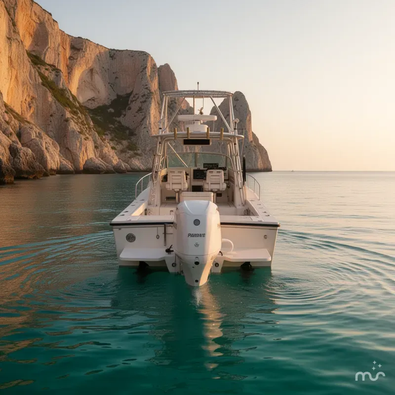 Slide: The Image of Parker Marine 2510 Modified Vee Walkaround 2005 - 3