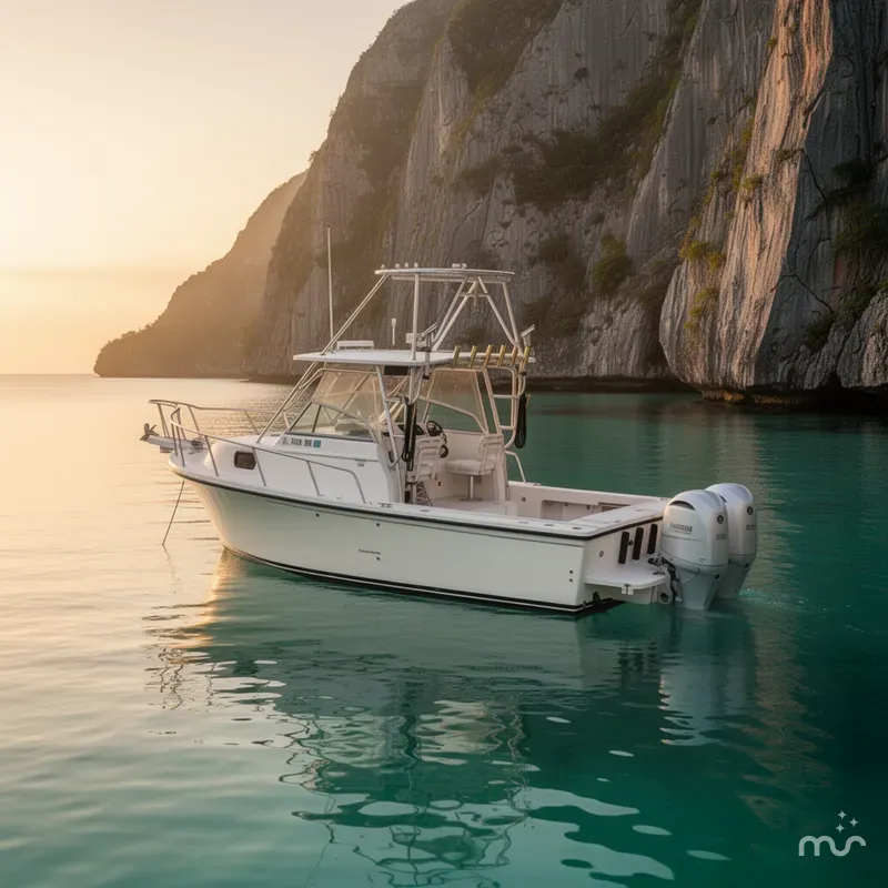 Slide: The Image of Parker Marine 2510 Modified Vee Walkaround 2005 - 4
