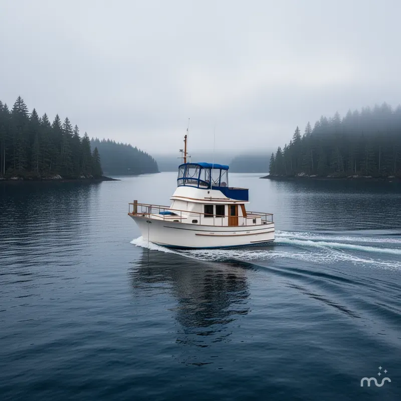 Slide: The Image of Albin 36 Trawler 1985 - 1