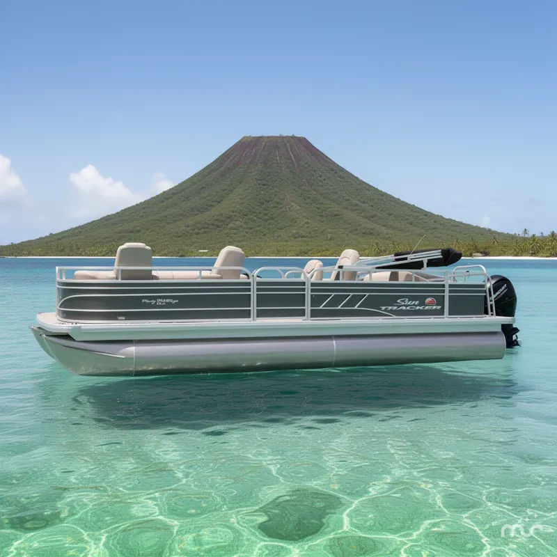 Slide: The Image of Sun Tracker Party Barge 24 DLX 2022 - 2