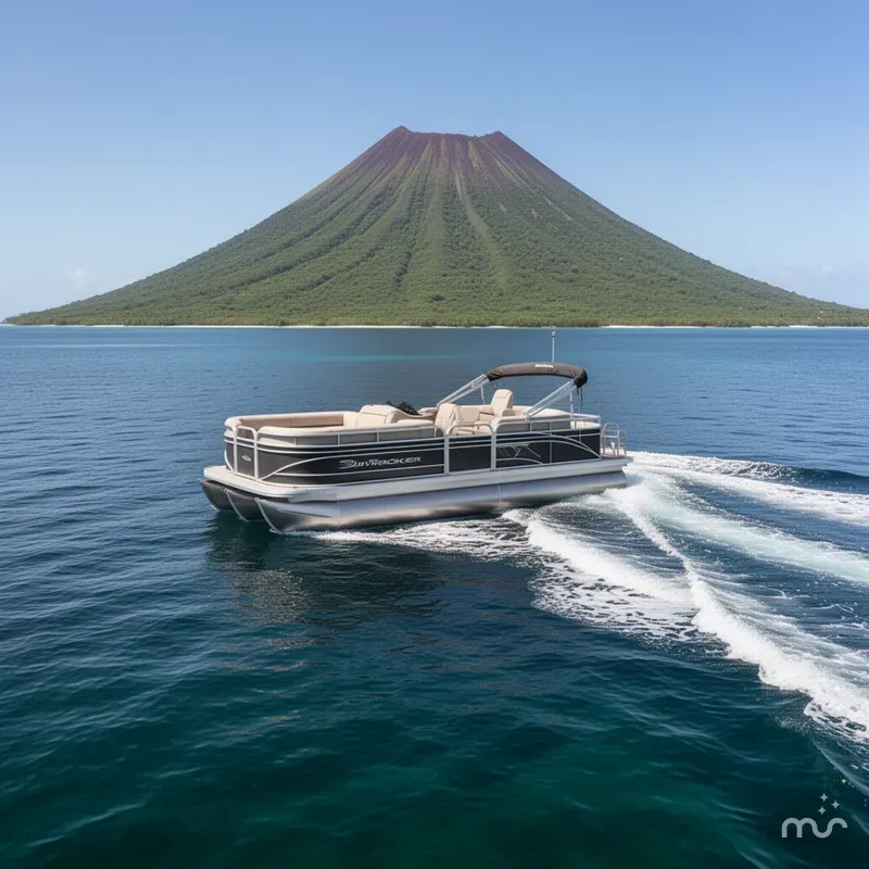 Slide: The Image of Sun Tracker Party Barge 24 DLX 2022 - 4