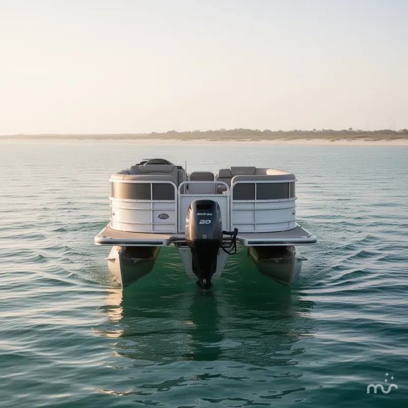 Slide: The Image of South Bay 200 Series 23 FOOT-150HP TRITOON 2018 - 2