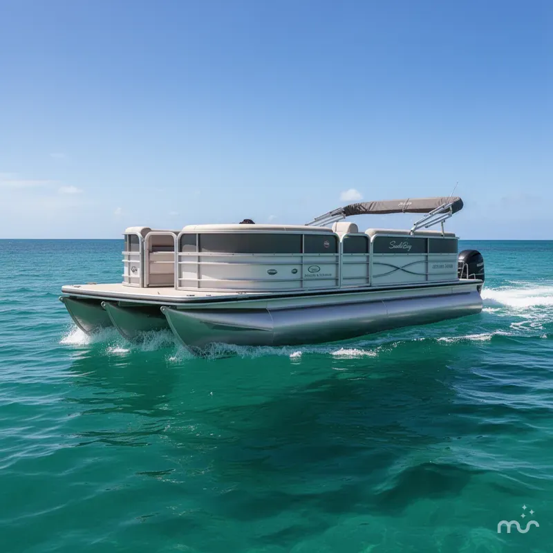 Slide: The Image of South Bay 200 Series 23 FOOT-150HP TRITOON 2018 - 0