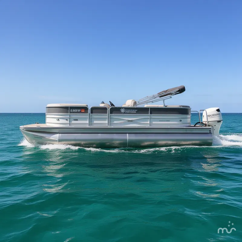 Slide: The Image of South Bay 200 Series 23 FOOT-150HP TRITOON 2018 - 1