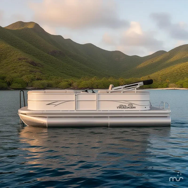 Slide: The Image of Sun Tracker Party Barge 20 DLX 2026 - 2