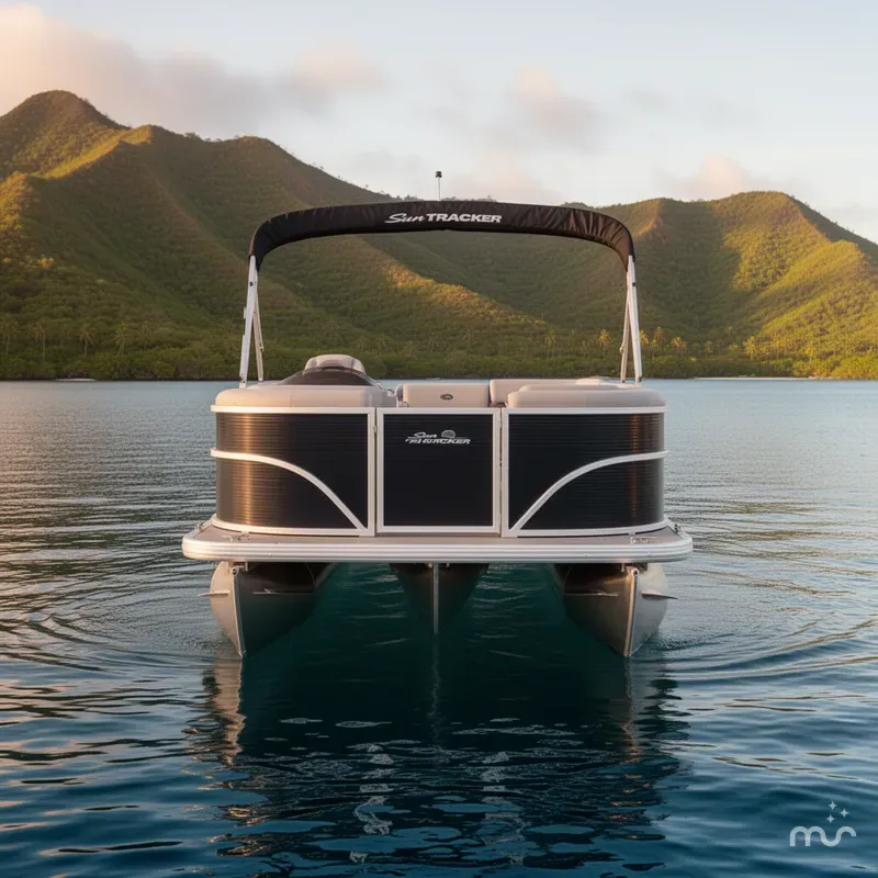 Slide: The Image of Sun Tracker Party Barge 20 DLX 2026 - 3