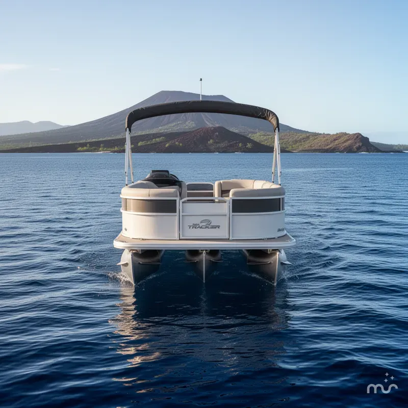 Slide: The Image of Sun Tracker Party Barge 20 DLX 2026 - 3
