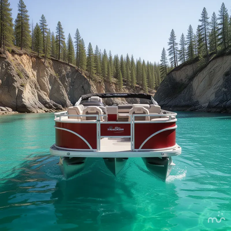 Slide: The Image of Sun Tracker Fishin' Barge 22 XP3 2026 - 3