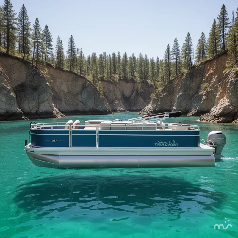 Slide: The Image of Sun Tracker Fishin' Barge 20 DLX 2026 - 2