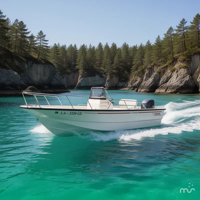 Slide: The Image of Boston Whaler 17 Montauk 2005 - 4