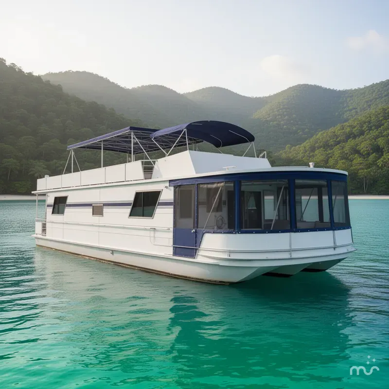 Slide: The Image of Lazy Days Houseboat 1996 - 2