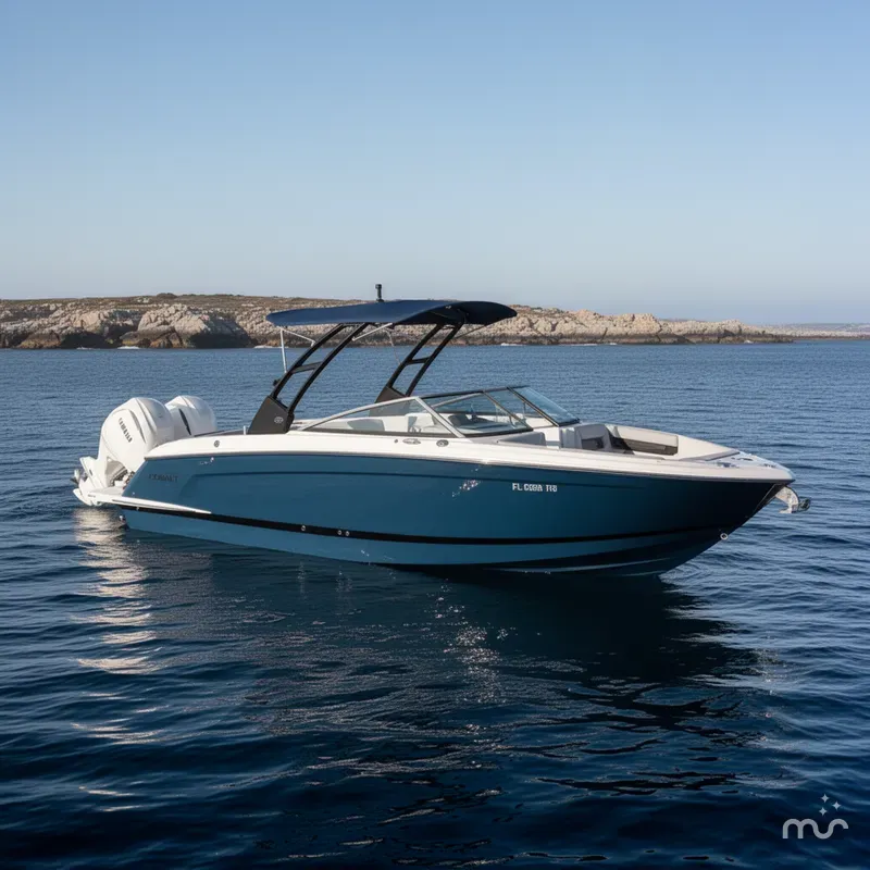 Slide: The Image of Cobalt R8 Outboard 2022 - 2