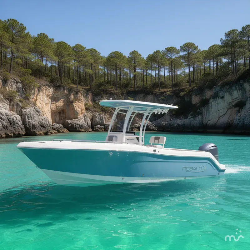 Slide: The Image of Robalo R222 Center Console 2023 - 2