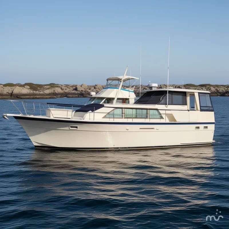 Slide: The Image of Hatteras 43 Double Cabin 1977 - 2