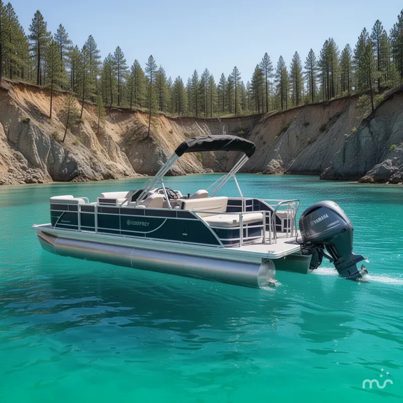 The Image of Godfrey Sweetwater 2286 SFLX Tritoon - 150 HP Yamaha 2026 - 0