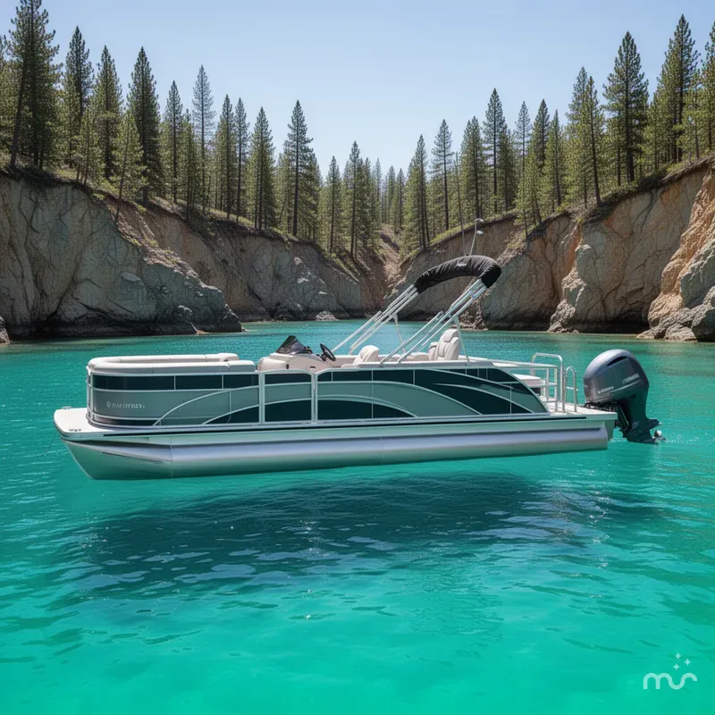 Slide: The Image of Godfrey Sweetwater 2286 SFLX Tritoon - 150 HP Yamaha 2026 - 2