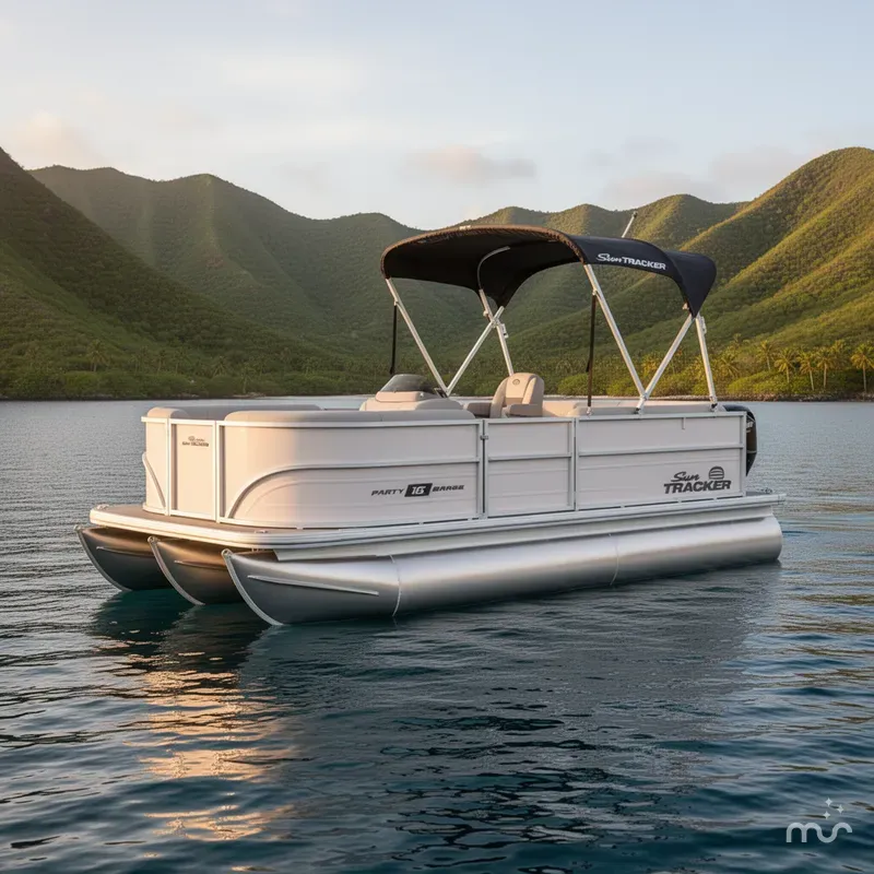 The Image of Sun Tracker Party Barge 16 DLX 2026 - 0