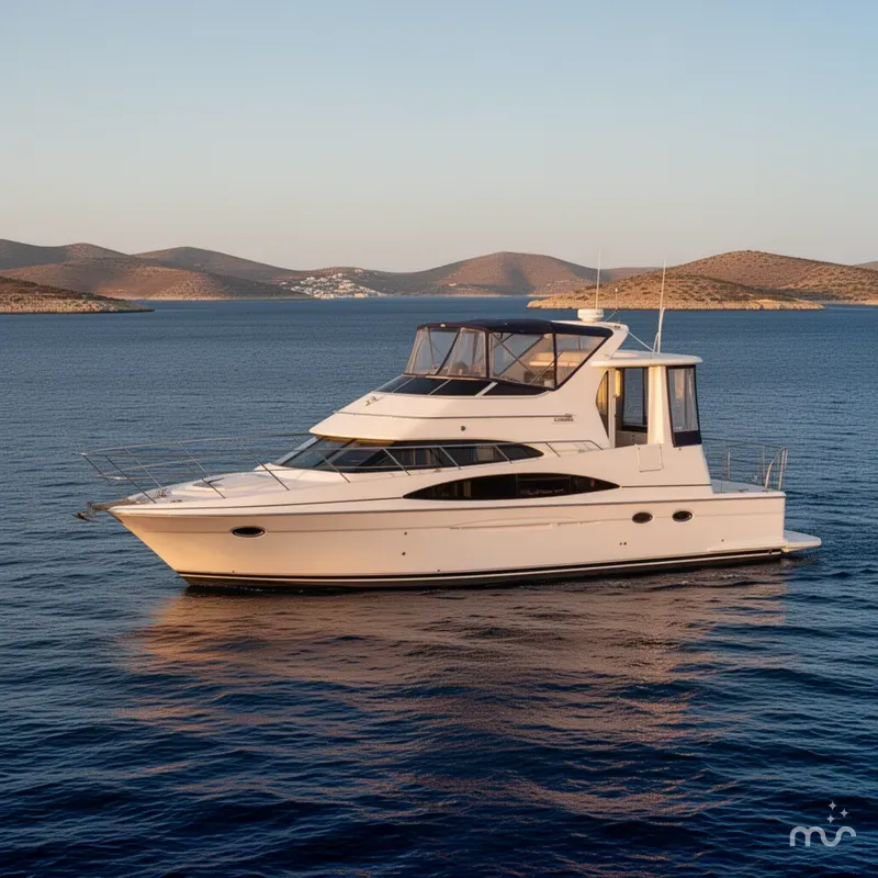 Slide: The Image of Carver Yachts 444 Cockpit Motor Yacht 2004 - 2