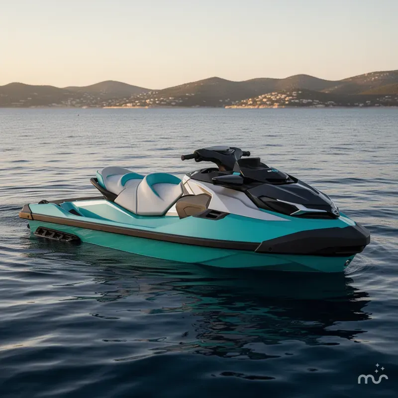 The Image of Sea-Doo GTX Limited 325 Teal Metallic 2026 - 0