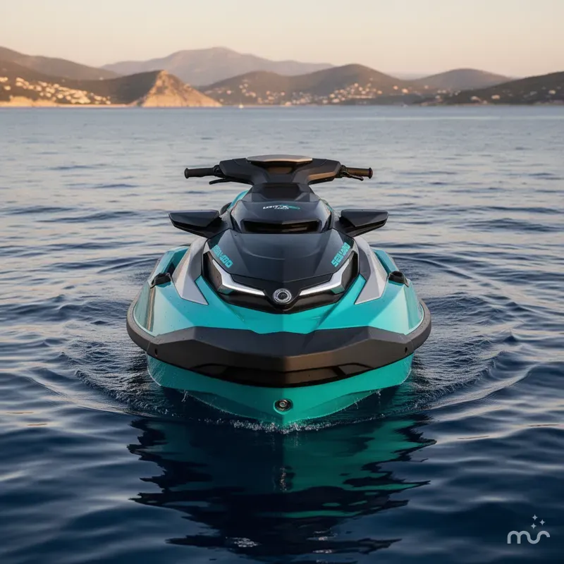 Slide: The Image of Sea-Doo GTX Limited 325 Teal Metallic 2026 - 1