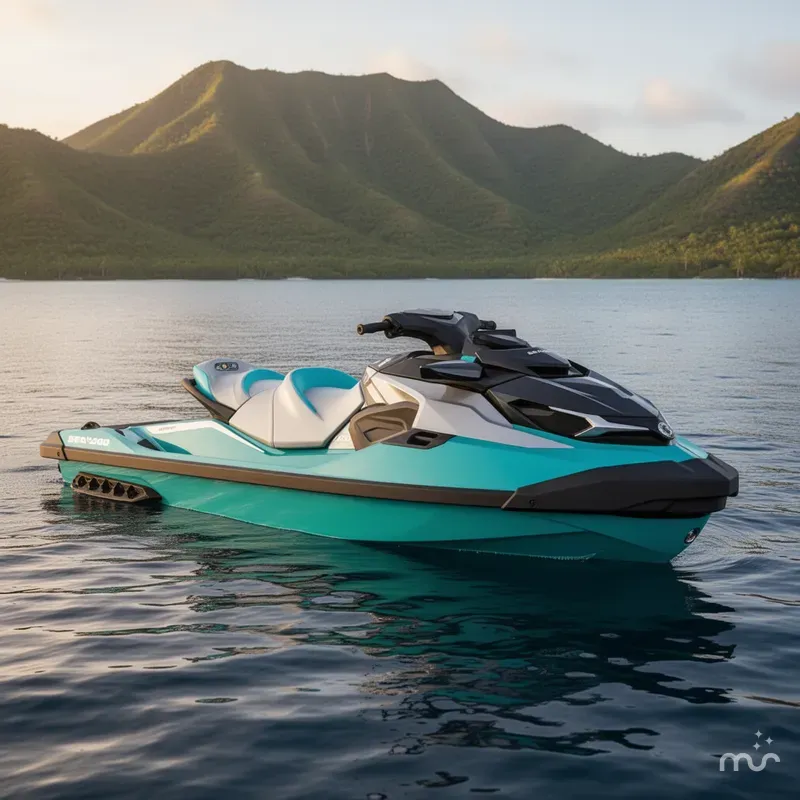 The Image of Sea-Doo GTX Limited 325 Teal Metallic 2026 - 0