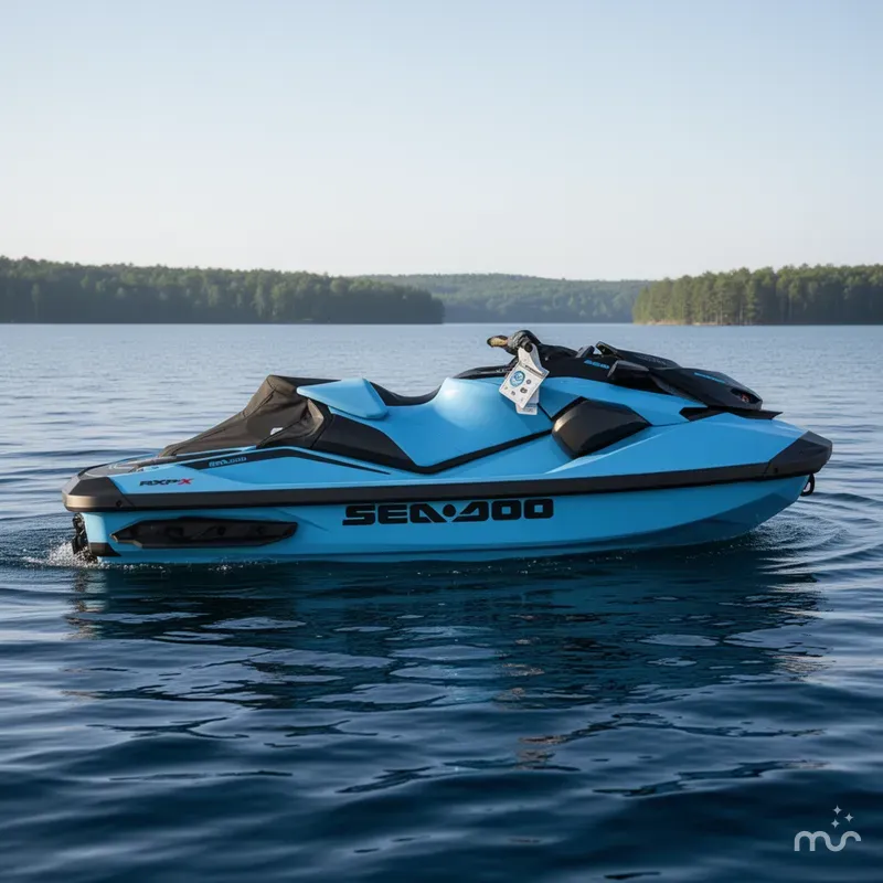 Slide: The Image of Sea-Doo RXP-X 325 Tech, BRP Premium A, Ibr Gulfstream Blu 2026 - 2